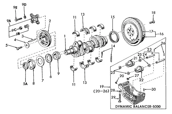 87790261 - набор коренных вкладышей